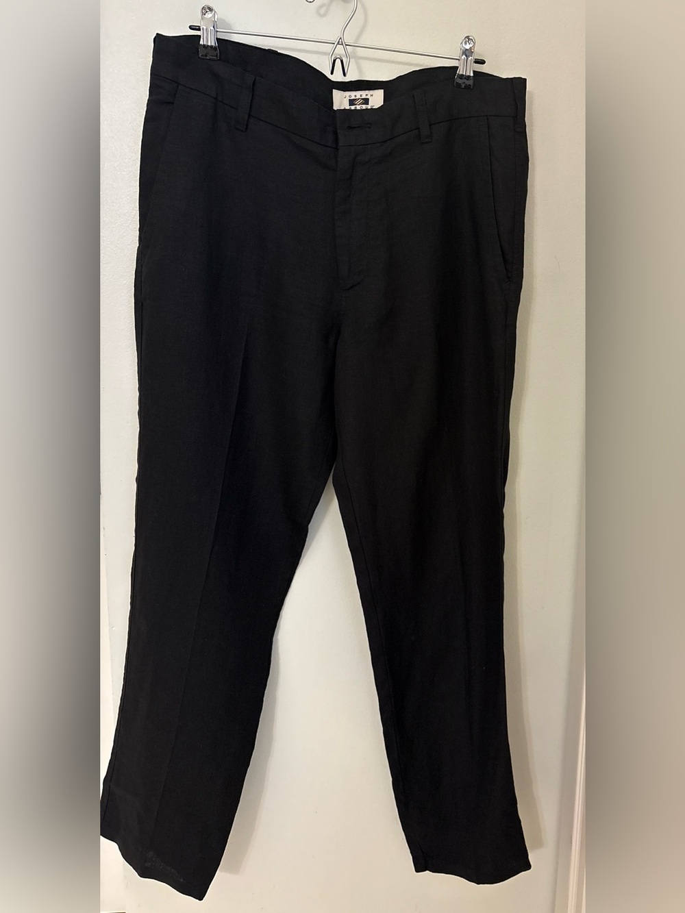 Joseph Abboud 100% Linen men's black pants Size: 34× 30